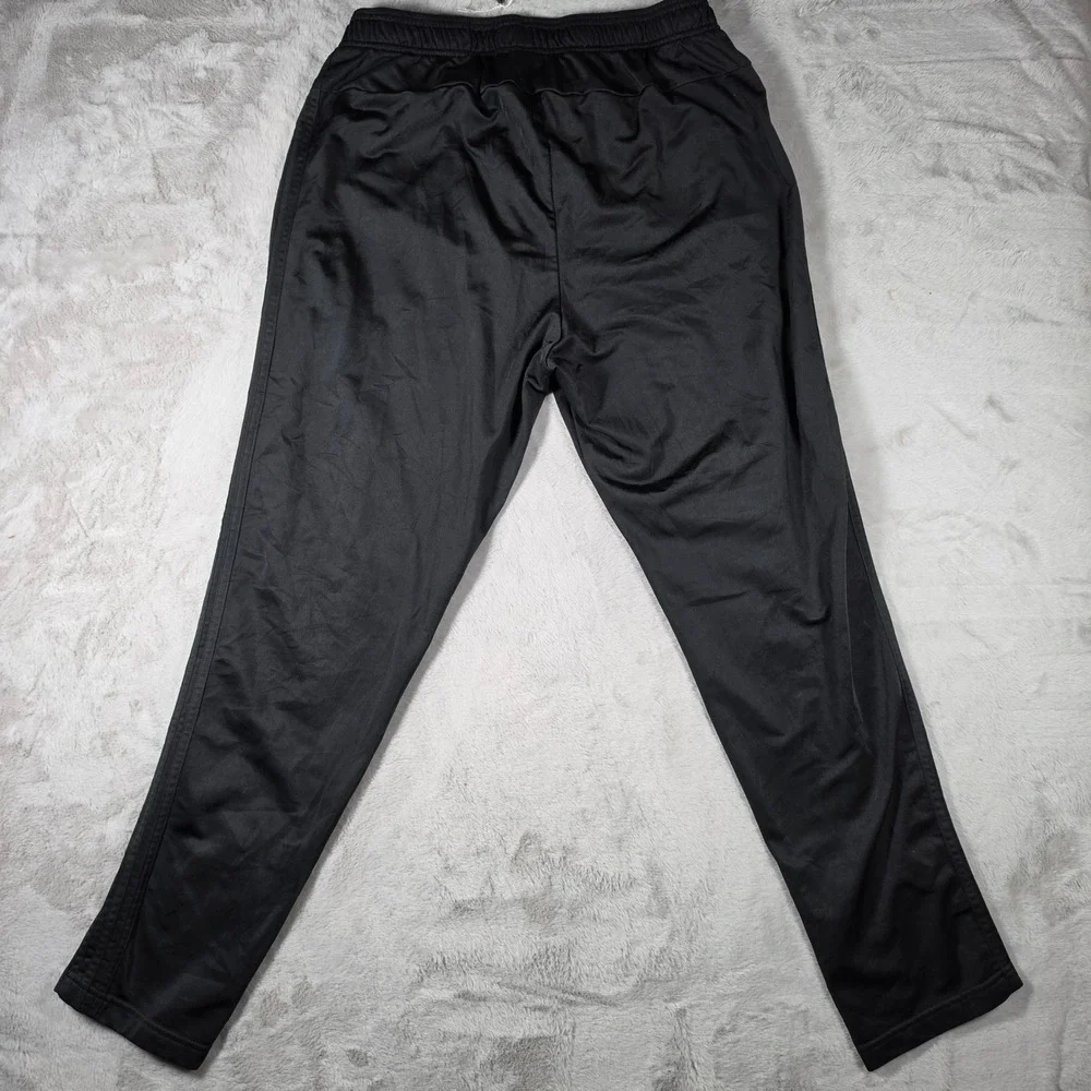 adidas Track Pants Mens XL Black 3-Stripe‎ Athletic Activewear Loungewear